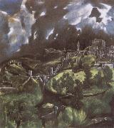 El Greco View of Toledo painting